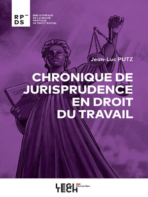 cover image of Chronique de jurisprudence en droit du travail